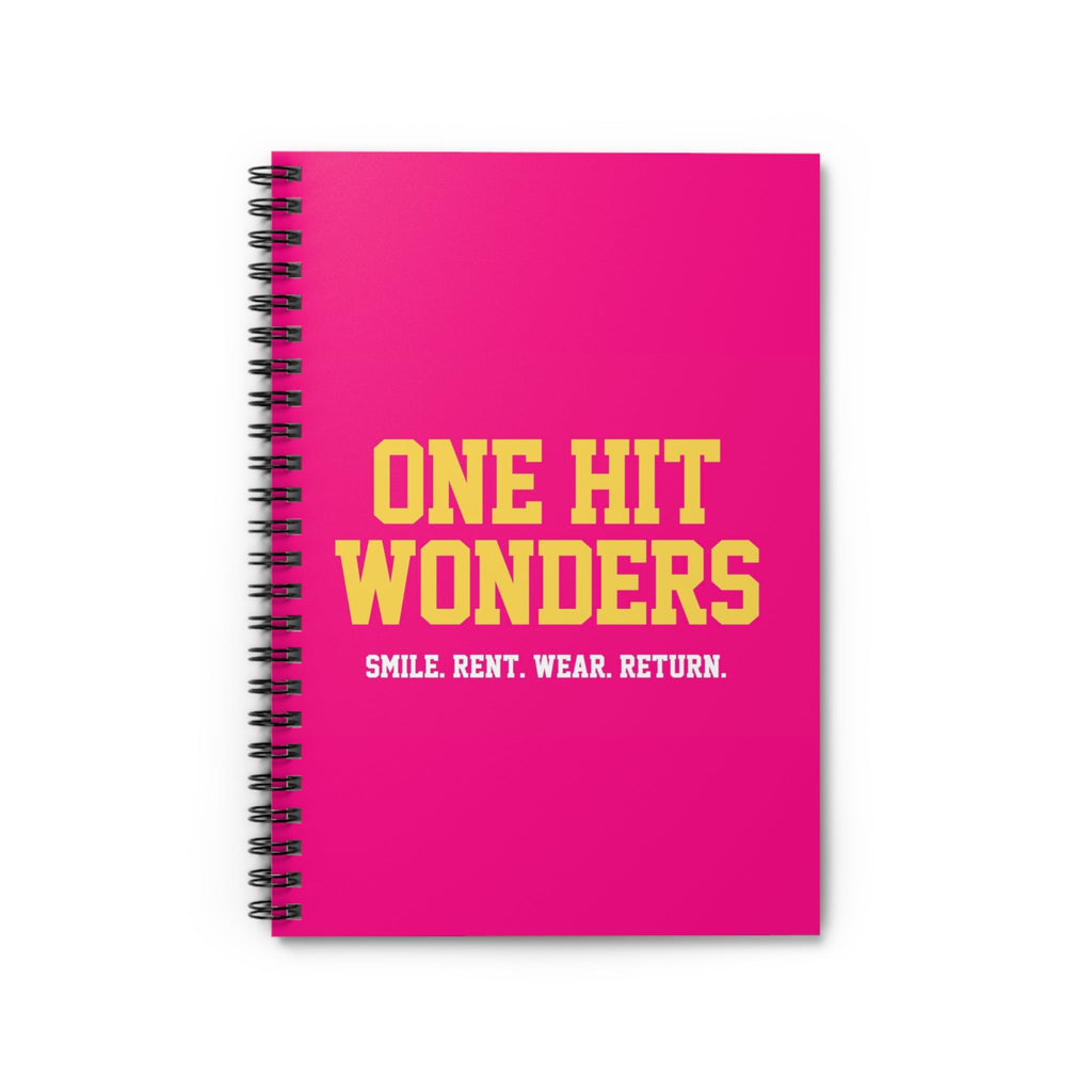 Spiral Notebook - Ruled Line - Rent Now from One Hit Wonders