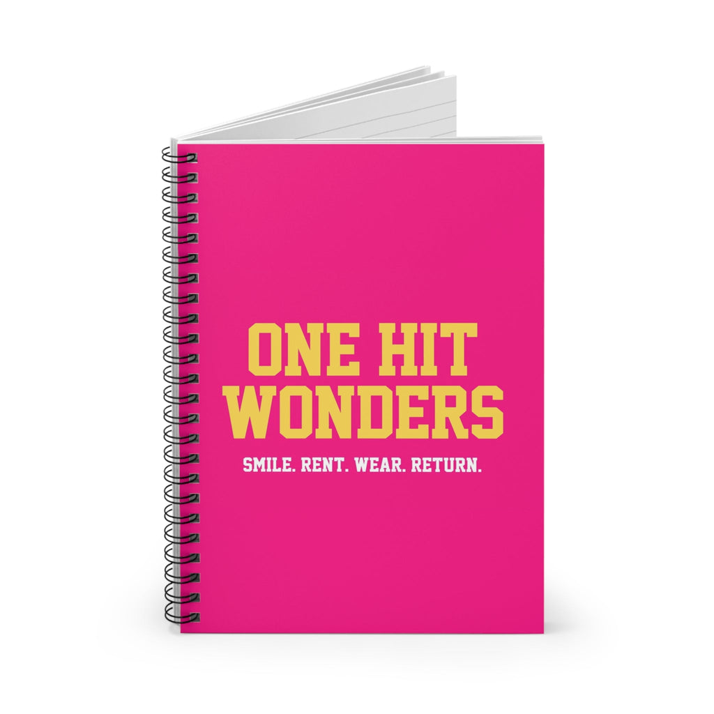 Spiral Notebook - Ruled Line - Rent Now from One Hit Wonders